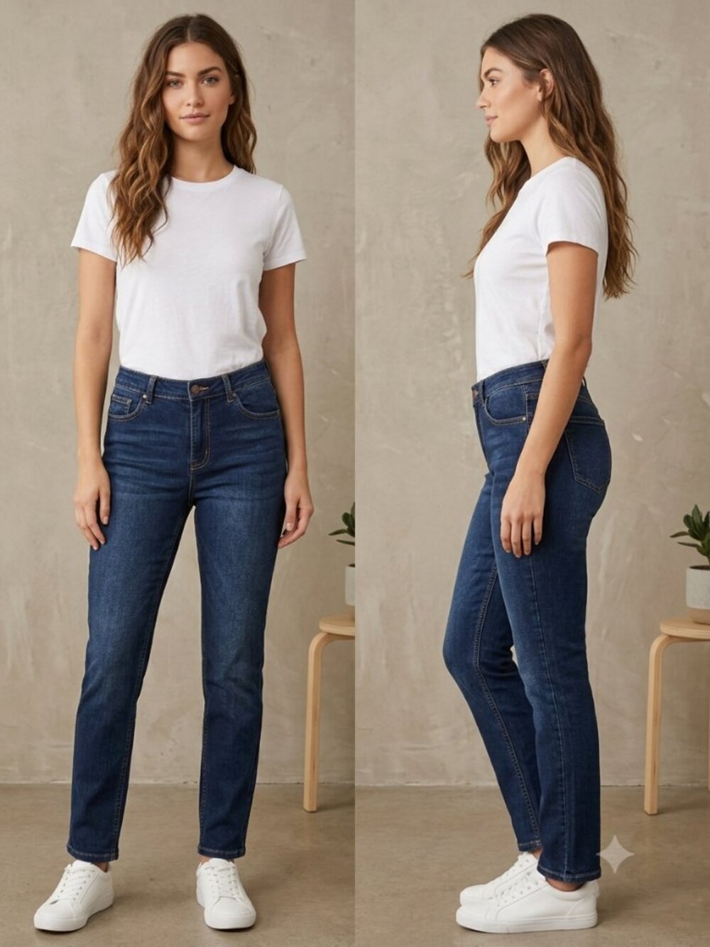 Forever 21 Women's Dark Denim Jeans Versatile Everyday Fit Classic Denim Size 28